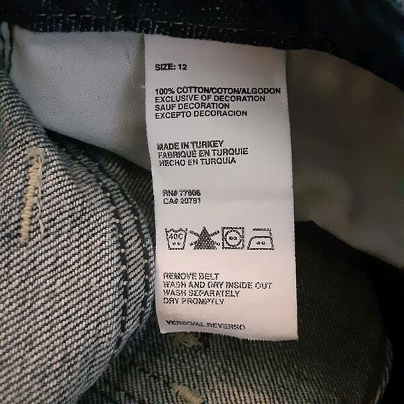 Tommy Hilfiger Jeans Womens 12 Blue 100% Cotton Denim Boot Cut Flap Pockets - Picture 4 of 9